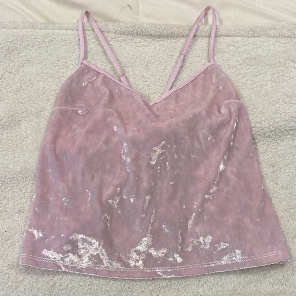 Victoria's Secret Light Pink Velvet Camisole